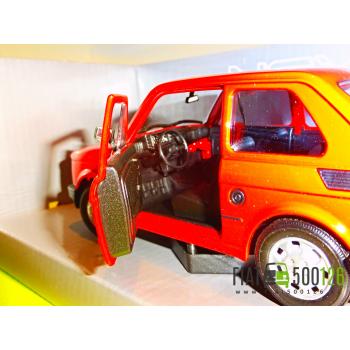 Model Fiat 126 červený 1:21-en